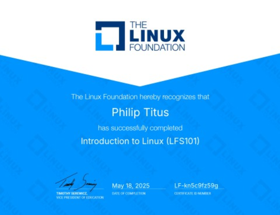 LFS101: Introduction to Linux