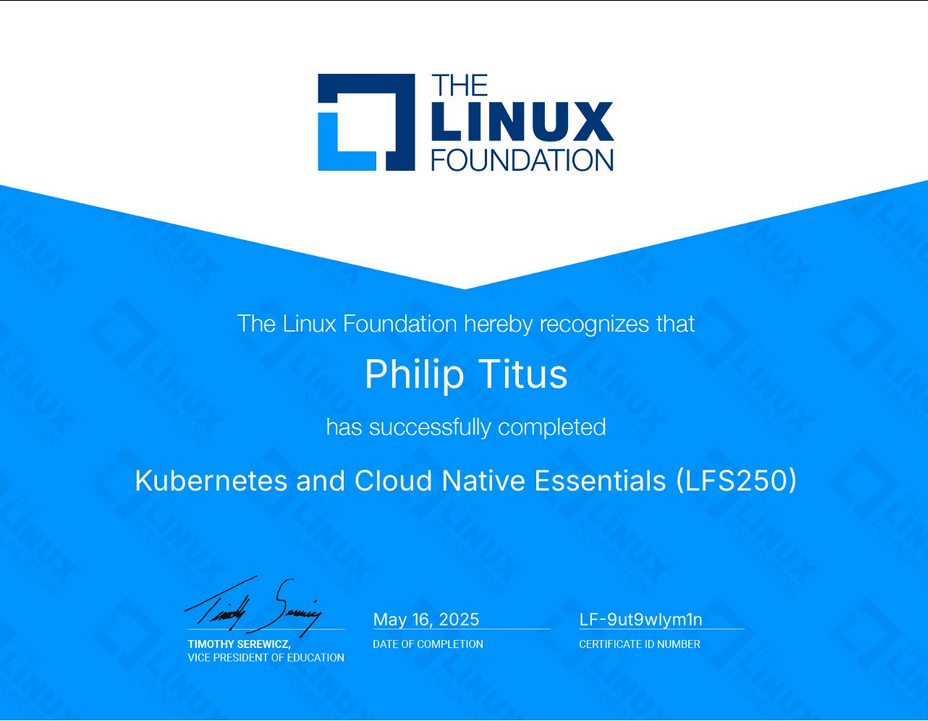 LFS250: Kubernetes and Cloud Native Essentials