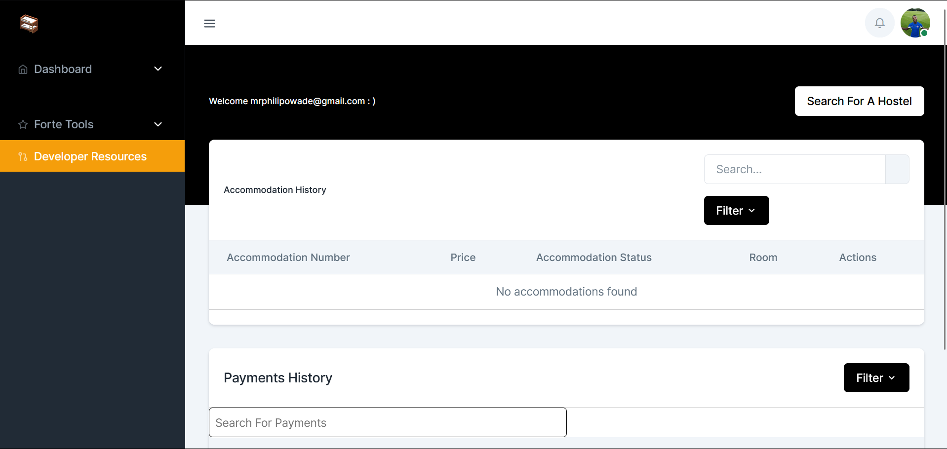 FORTE with nextJS