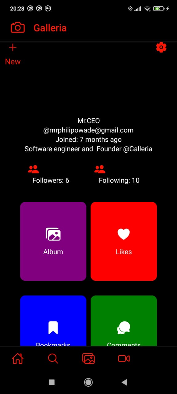 Gallleria - Mobile Version (Beta)