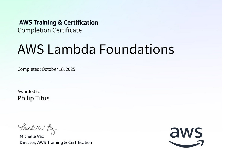 AWS Lambda Foundations